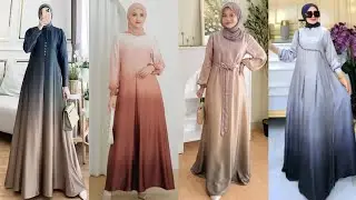 TREND GAMIS GRADASI | GAMIS ARMANI SILK OMBRE TERBARU