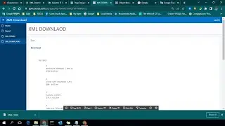 XML Visualization And Download the XML into a txt File In Oracle Apex