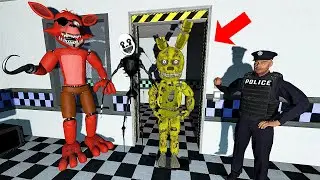 АНИМАТРОНИКИ ПУГАЮТ ОХРАННИКА FNAF 1 ► Garry's Mod