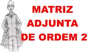 MATRIZES & DETERMINANTES - AULA 15 - MATRIZ ADJUNTA DE ORDEM 2 - MÉTODO PRÁTICO