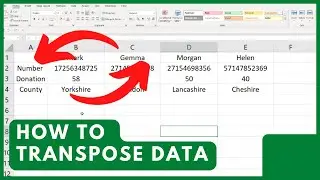 The Excel TRANSPOSE Function