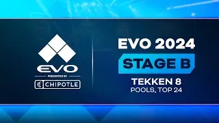 Evo 2024 Day 2: Stage B - TEKKEN 8 - Pools, Top 24