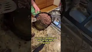 How to remove the fat from ground beef