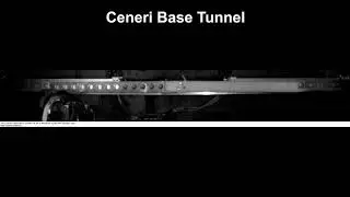 Electric railroad - Overhead line in Ceneri Base Tunnel