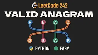 Valid Anagram - LeetCode 242 - Python