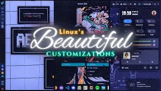 My Favourite Linux Desktop Rices / Customizations • Best & Beautiful Linux Desktops for Linux Distro