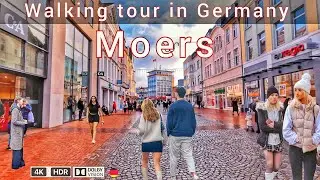 Moers city Germany/walking tour in Moers a beautiful city 4k HDR