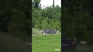 Corvette loses control & CRASHES 😵😳