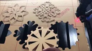 CO2 laser cuts acrylic, machines on sale now!