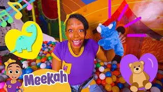 Meekah Loves Dinosaurs and Ballpits! | Blippi and Meekah Emotional Education Songs