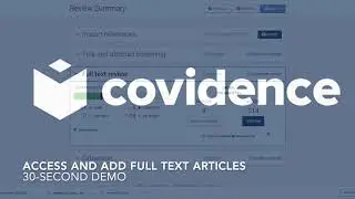 Quick Tip | How to add full text articles