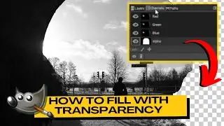 How to Fill a Specific Area with Transparency in GIMP