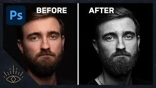 Dramatic Black & White Photos In UNDER 60secs! (Photoshop Tutorial)