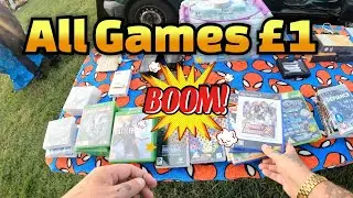 SO MANY £1 GAMES AT THIS CARBOOT SALE