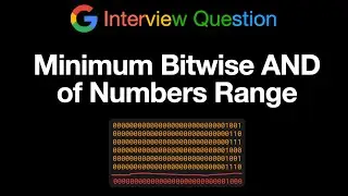 Leetcode 201: Bitwise AND of Numbers Range