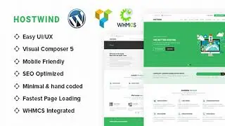 HostWind - Hosting WordPress theme with WHMCS | Themeforest Website Templates and Themes