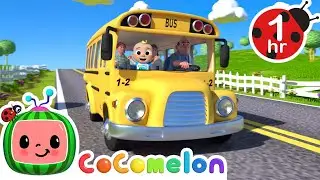 Wheels on the Bus | Cartoons & Kids Songs | Moonbug Kids - Nursery Rhymes for Babies