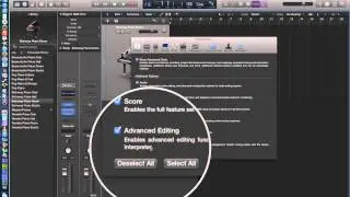 Logic Pro X - Video Tutorial 01A - How to Turn on Advanced Tools (ADDENDUM)