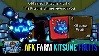 How To AFK FARM KITSUNE FRUITS! ⛩️ 🌀 | Blox Fruits