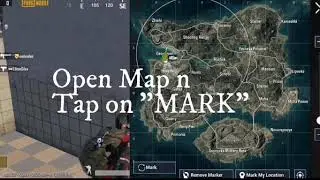 New Feature in PUBG Mobile - Mark Route in Map with Four stops