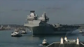 HMS Queen Elizabeth: Britains biggest aircraft carrier commissioned into service