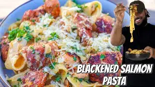 Blackened Salmon Pasta | Chef Alden B.