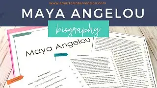 Fluency & Comprehension Biography - Maya Angelou