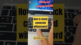 How to check connected wifi password 🤔 #wifi #python #passwordreset  #wifipassword #windows