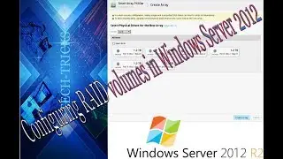 Configuring RAID volumes in Windows Server 2012