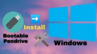 How to install windows using Bootable Pendrive|Windows 10|HP Laptop 