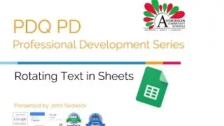Rotating Text in Sheets