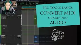 Pro Tools Basics: How to Quickly Convert MIDI Into Audio in Pro Tools