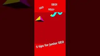 #shorts 5 tips for junior SEO