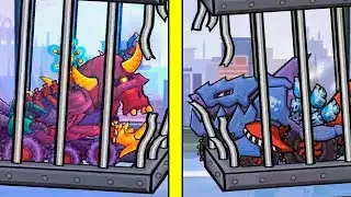 Дуэль Хищных Машин: ДЕМОН VS АКУЛА (МЕГАЛОДОН)! Сравниваем Тачки из Car Eats Car 3 с Никитой ТВ