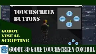 Godot Engine 3d game touchscreen control - visual scripting