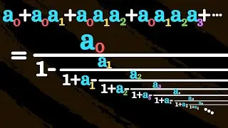 Eulers universal formula for continued fractions.