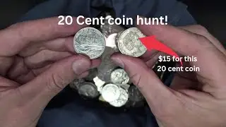 Coin Collecting Searching 20 cent coins for rare coins (Coin Noodle)