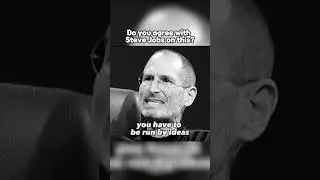 Do you agree with Steve Jobs on this? #stevejobs