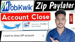 How to delete mobikwik zip account | How to close mobikwik zip account | Mobikwik zip account close