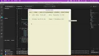 Displaying info from database - How to develop a database using python #pysimplegui #python - #8