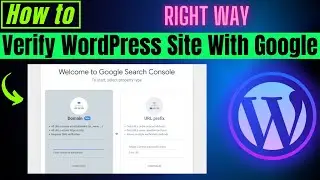 How to Verify a WordPress Site With Google Search Console 2024 Right way