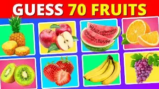 Guess the Fruit in 3 Seconds 🍍🍓🍌 70 Different Types of Fruit | Quiz