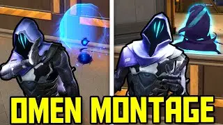 THE ULTIMATE OMEN MONTAGE - 200 IQ Tricks & Outplays - VALORANT