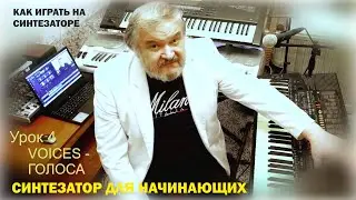 Синтезатор для начинающих. Синтезатор играть.  Урок 4 