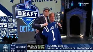 Colts select Laiatu Latu No.15 in 2024 NFL Draft