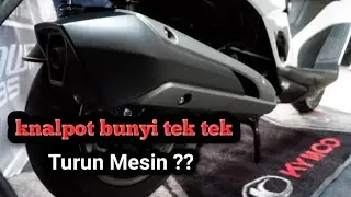 Penyebab knalpot bunyi tek tek saat mesin dimatikan, bahayakah?