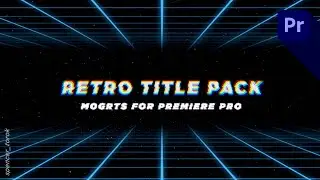 RETRO TEXT PACK FOR PREMIERE PRO