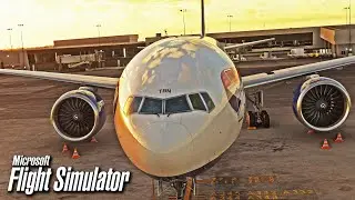 Flight Simulator in 2024: RTX™ 4070 Ti Super + 4K ULTRA GRAPHICS | New York ✈ London | BA 777-300ER