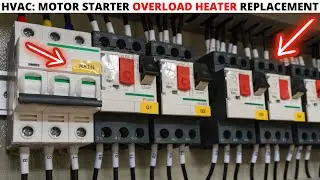 HVAC: Motor Starter Eaton/Cutler Hammer Starter Heater Pack Installation/Replacement (Exhaust Fan)