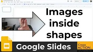 How to turn an image into a shape in Google Slides